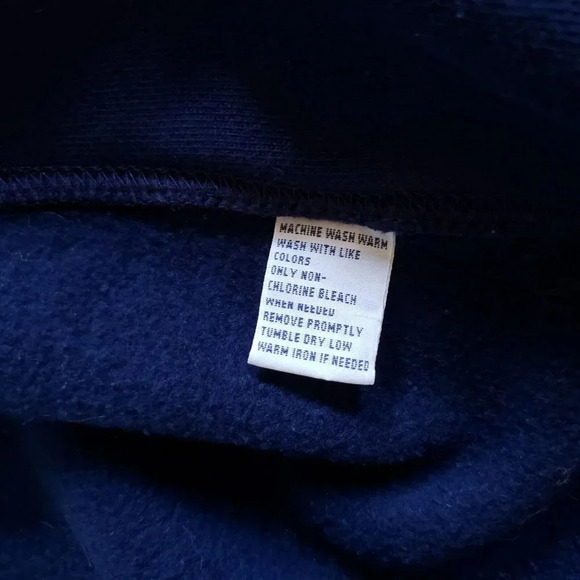 Polo Ralph Lauren Cruise Navy Blue Full Zip Thermal Fleece Hoodie Jacket 2XLT - Picture 7 of 10